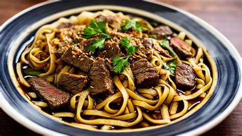  五香牛肉麵は、スパイスの香りが食欲をそそり、とろけるような牛肉が麺と絡み合う至福の一品！